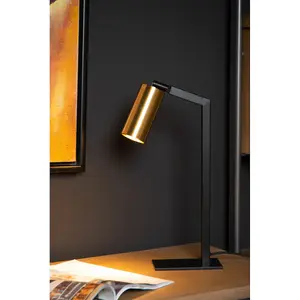 Lucide Sybil Modern Table Lamp - 1xGU10 - Black