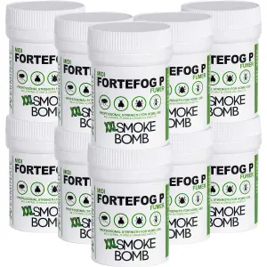 Xterminate XXL Smoke Bomb Fogger Fumer for Bed Bugs - 10 Pack