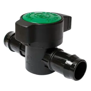 Pisces 25mm (1 Inch) 2 Way Flow Tap for Pond or Garden Hose