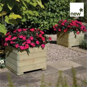 Deluxe  Square Garden Planter (1'7" x 1'7")