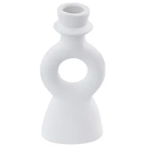 Candle Holder SPARTA Ceramic Off-White