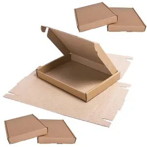 50 x Brown Small Single Wall Die Cut Packing Shipping Boxes C5 Size