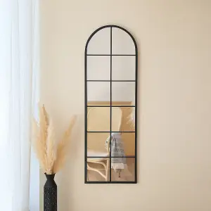 Bern Arch Mirror in Black Weather Resistant