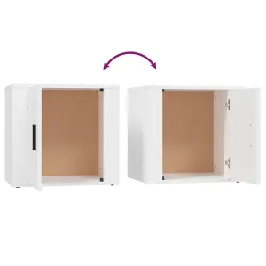 Berkfield Bedside Cabinets 2 pcs White 50x39x47 cm