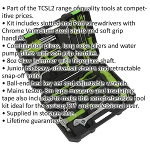 Comprehensive 24-Piece Premium Tool Kit for DIY and Professional Use