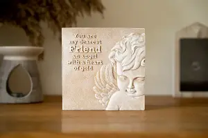 Friend Angel Plaque - L37 x W29 x H40 cm