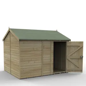 Timberdale 10x8  Reverse Apex Shed No Window