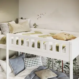 Flair Bea Wooden Bunk Bed - White