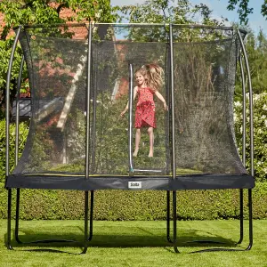 12ft x 8ft Salta Comfort Edition Rectangular Trampoline with Enclosure Black