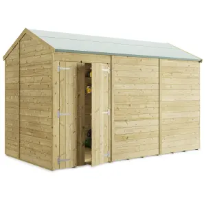 BillyOh Switch Tongue and Groove Apex Wooden Shed - 12x6 Windowless - 15mm Thickness