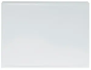 Cooke & Lewis Adelphi White Curved End Bath panel (H)51.5cm (W)70cm