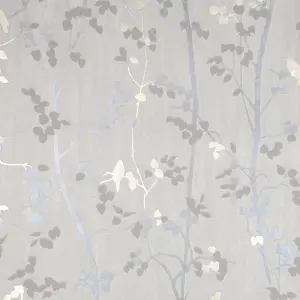 GoodHome Bromus Cream Floral Metallic effect Textured Wallpaper