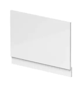 800mm MDF Bath End Panel & Plinth - Gloss White