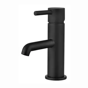 ENKI Zara Matte Black Brass Basin Mixer Tap BT9903