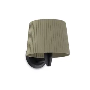 Luminosa Samba Wall Light with Shade Black,Green, E27