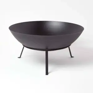 Homescapes Metal Fire Bowl with Stand