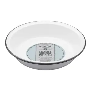 Living Nostalgia Enamel Round 22cm Pie Dish