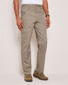 Cotton Traders Men's Action Trousers In Beige - Size 32