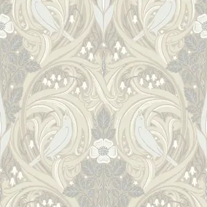 Galerie Arts and Crafts Cream Patterned Wallpaper