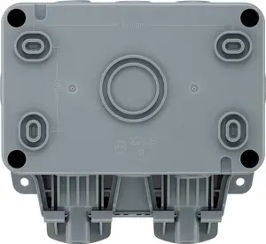 BG 13A Grey 2 gang Outdoor Weatherproof switched socket