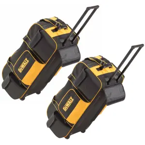 Dewalt DWST1-79210 Large Heavy Duty Tool Bag with Wheels and Carry Handle X 2