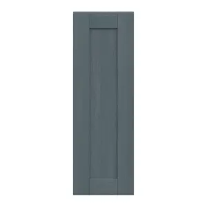 Alpinia Matt dusk blue wood effect Shaker Tall wall Cabinet door (W)300mm (H)895mm (T)18mm