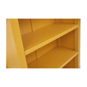 Palazzi Bookcase H127 W69 D25cm - Mustard