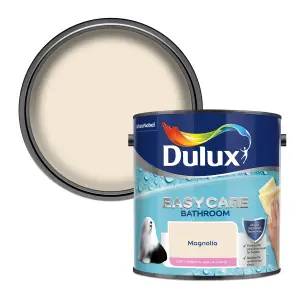 Dulux Easycare Magnolia Soft sheen Emulsion paint, 2.5L