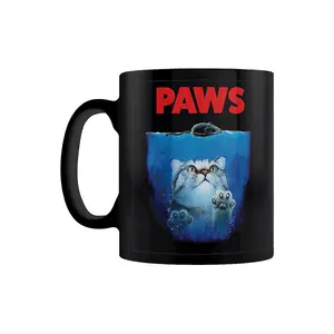 Grindstore Paws Ceramic Mug Black (One Size)