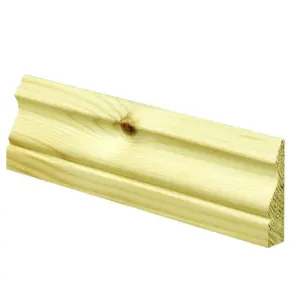 PACK OF 10 - Ogee Pine Architrave - 19mm x 69mm x 2100mm