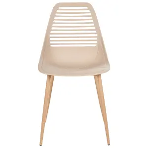 Set of 4 Chairs MONTELLO Beige