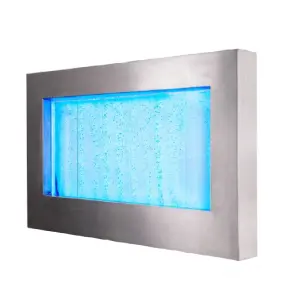 Primrose Bubble Hanging Landscape Water Wall Water Feature with Colour-Changing LEDs Indoor Use 55cm