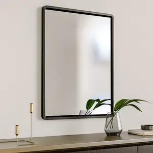 Harijan Metal Flat Wall Mirror 63cm x 48cm