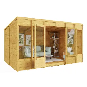 BillyOh Bella Tongue and Groove Pent Summerhouse - 12x8