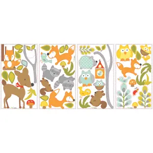 RoomMates Woodland Fox & Friends Peel & Stick Wall Decals