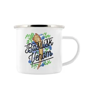 Deadly ox Basilisk Venom Enamelled Mug White/Blue/Green (One Size)