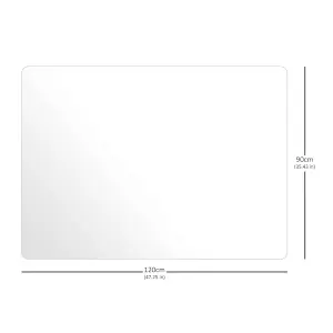 Nicoman Clear Waterproof Non-Slip Desk Pad Protector Mat - 120 x 90 cm