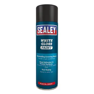 Sealey White Gloss Paint 500ml SCS032S