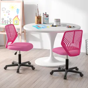 COSTWAY Kids Mesh Computer Chair Ergonomic Desk Chair