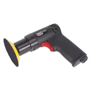 Sealey Air Polisher 75mm Mini With Adjustable Speed Control - Black SA722