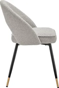 DUSK Lola Set Of 2 Dining Chairs - Bouclé - Taupe