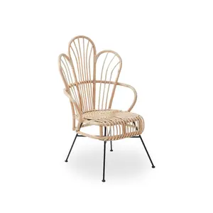 Interiors by Premier Java Natural Rattan Scalloped Back Chair