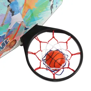 Kids Basketball Hoop Set with Ball Hanging Basketball Hoop by Laeto Kidz Sports - INCLUDES FREE DELIVERY