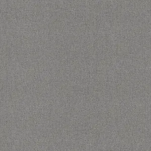 Galerie Utopia Dark Grey Plain Weave Effect Wallpaper Roll