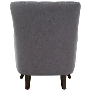 Armchair VIBORG II Fabric Dark Grey