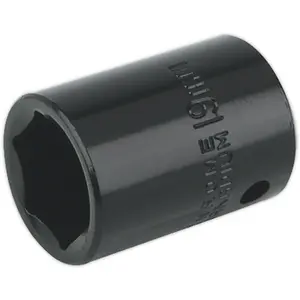 19mm Chrome Vanadium Forged Impact Socket - 1/2 Inch Drive for Heavy-Duty Use