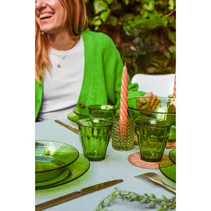 Duralex Picardie Green 250ml Drinking Glass Set (Set of 6) Green / 250ml