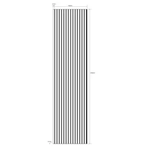 Kraus Almond Easy Living Acoustic Slat Wall Panel (L) 240cm x (W) 60cm - Single - Sample Size Available