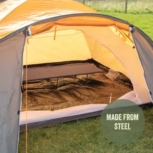 Milestone Camping 4-Leg Folding Camping Bed