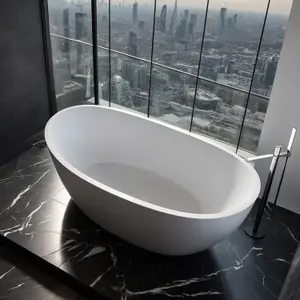 Cazorla Freestanding Stone Bath 1800mm